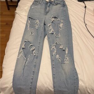 BDG Light Blue Distressed Boyfriend Jeans